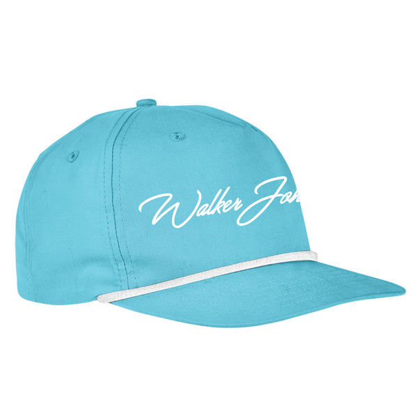 Old Turquoise and White Logo Walker John Collection